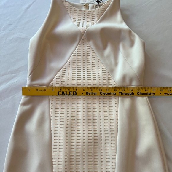 Milly Paneled Sheath Dress Off White Sz12 NWT - Picture 9 of 16